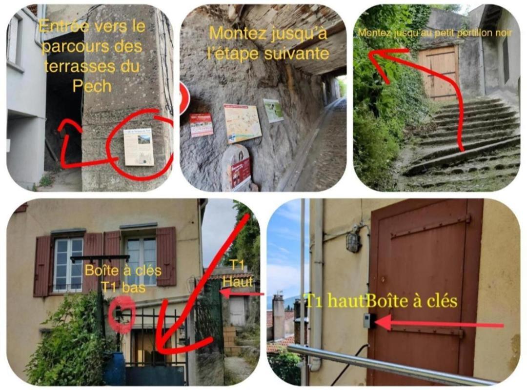 Hebergements Entiers Two Homes T1 Bas Or T1 Haut -Aux Terrasses Du Pech Foix Eksteriør bilde